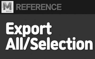 Export All/Selection